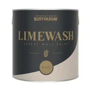 Rust-Oleum Beige Limewash Effect Wall Paint - No.412 2.5L