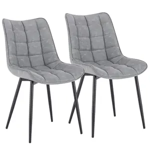 Vassar Upholstered chair (Set of 2) Light Grey