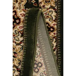 Melrose Classic Traditional Green Vintage Area Rug 160/230cm