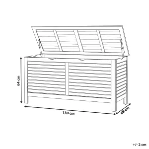 Storage Box Light Wood RIVIERA