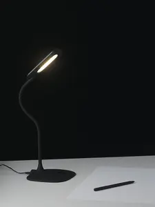 Luminosa DARWIN LED Reading Desk Lamp Black 450lm 4000K Dimmable 16x16x53.5cm