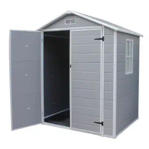 6x4.4 Foot Plastic Storage Shed