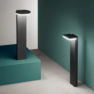 Luminosa Path Square Outdoor Bollard Anthracite IP65 3000K