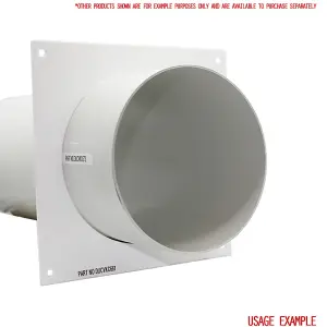 Kair Wall Plate 150mm - 6 inch for Round Ducting