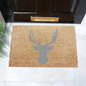 Stagshead Grey Doormat - Regular 60x40cm