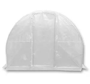 4m x 3m + Ground Anchor Kit (13' x 10' approx) Pro+ White Poly Tunnel