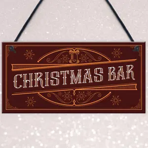 Christmas Decoration For Bar Home Bar Pub Sign Home Decor Family Christmas Gift