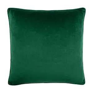 Paoletti Giraffe Velvet Piped Feather Filled Cushion