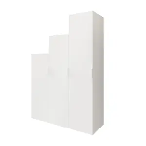 GoodHome Atomia Matt white Chipboard Wardrobe (H)2250mm (W)1500mm (D)580mm