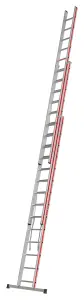 Hymer Red Line Combination Ladder - 3x14 Rung (9.72m)