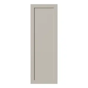 Tydeman Matt pebble Shaker 70:30 Larder Cabinet door (W)500mm (H)1467mm (T)20mm