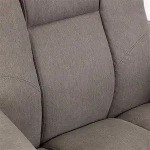 Guillot Swivel Recliner With Footstool Zipcode Design Upholstery Colour: Grey