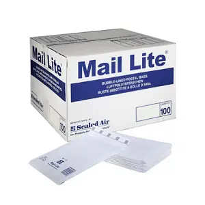 1000 x K/7 (350x470mm) White Mail Lite Thick Bubble Lined Protective Postal Mailing Shipping Envelopes