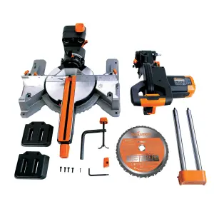 Evolution 2000W 240V 255mm Corded Sliding mitre saw R255SMS