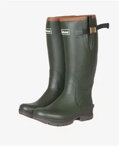 Barbour Women's Tempest Wellington Boots Olive 7