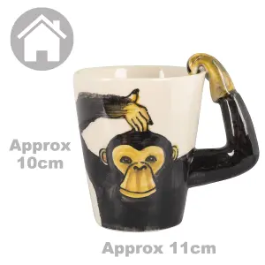 Monkey Mug Coffee & Tea Cup by Laeto House & Home - INCLUDING FREE DELIVERY