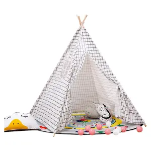 Indian Kids Play Tent Indoor Teepee Tent Portable Playhouse for boys and girl