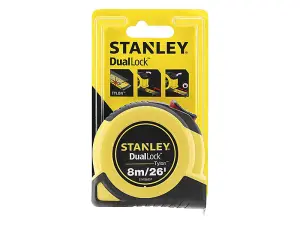 Stanley 5m 16ft DualLock Tylon Tape Measure Metric and Imperial STA036806