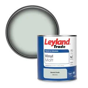 Leyland Trade Vinyl Matt Walls & Ceilings Emulsion Paint Secret Crush (PPG1135-3) 1L