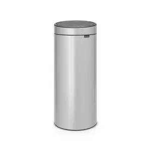 Brabantia 30 Litre Touch Bin Metallic Grey