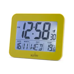 Digitally Quartz Movement / Crystal Alarm Tabletop Clock Heathland