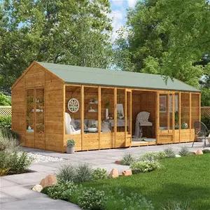 20X10 Petra Tongue And Groove Reverse Apex Summerhouse -Billyoh