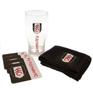 Fulham FC Wordmark Bar Set Black/Red/White (One Size)