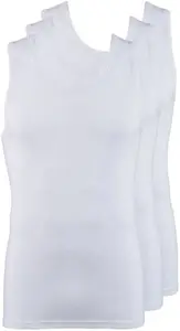 Jockey® Men's Classic Vest 3-Pack In White, Size Small, 100% Cotton