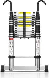 TECKNET Telescopic Ladder 3.8M/12.5FT