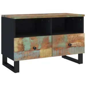 Berkfield TV Cabinet 70x33x46cm Solid Wood Reclaimed