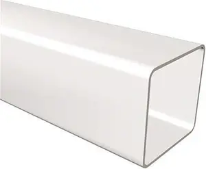 Square Plastic White Downpipe 2.75m Upvc Freefoam