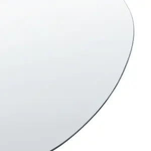 Beliani Retro Wall Mirror AUBAGNE Silver