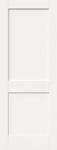 Green & Taylor White Shaker 2 Panel - Prefinished Internal Door