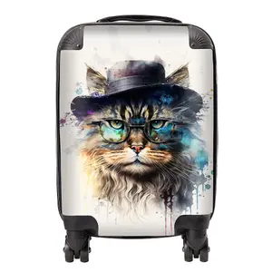 Siberian Cat Splashart Suitcase - Mini Cabin