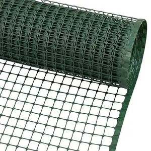 Woodside Plastic Mesh Garden Fencing - 1m x 10m GREEN