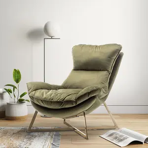 Velvet Sage Green Pierina Accent Chair