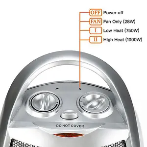 1500W Oscillating Ceramic Heater