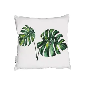 Cushions - Twin Tropical Leaves (Cushion) / 60cm x 60cm