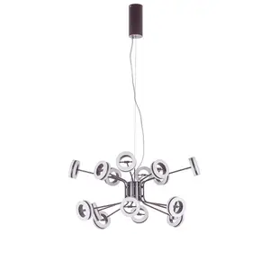 Luminosa Modern LED Hanging Pendant Bronze, Warm White 3000K 4900lm