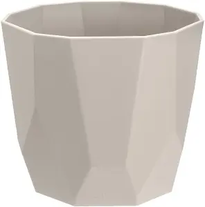 Elho B.for Rock 14cm Warm Grey Recycled Plastic Plant Pot