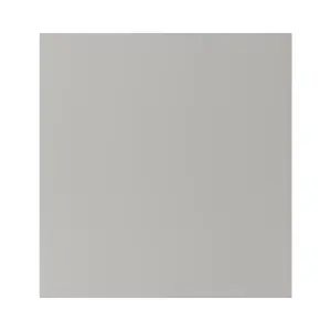 GoodHome Stevia Matt pewter grey Slab Appliance Cabinet door (W)600mm (H)626mm (T)18mm