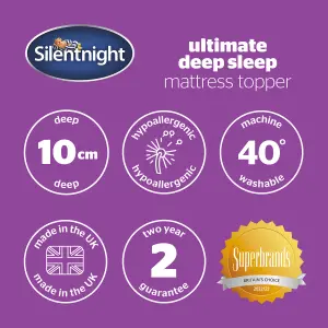 SILENTNIGHT DEEP SLEEP 10CM MATTRESS TOPPER - KING