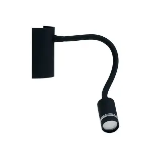 Luminosa KEPLER Reading Light Black 100lm 3000K 6x9x32cm