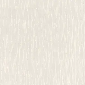 GoodHome White Bark Blown Wallpaper Sample