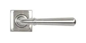 From The Anvil Satin Marine SS (316) Newbury Lever on Rose Set (Square) - Unsprung