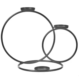 Candle Holder CAKUNG Metal Black