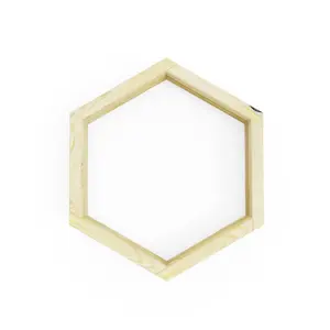 OutdoorGardens Stackable Wooden Hex Planter - 800mm