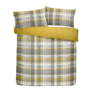 Connolly Check 100% Brushed Cotton Duvet Cover Set