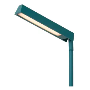 Lucide LAVALE - Floor reading lamp - LED Dim. - 1x3W 2700K - Turquoise