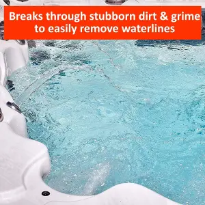 Cleenly Hot Tub & Spa Surface Cleaner Removes Dirt Grime Oil & Waterlines Antibacterial Properties 5L